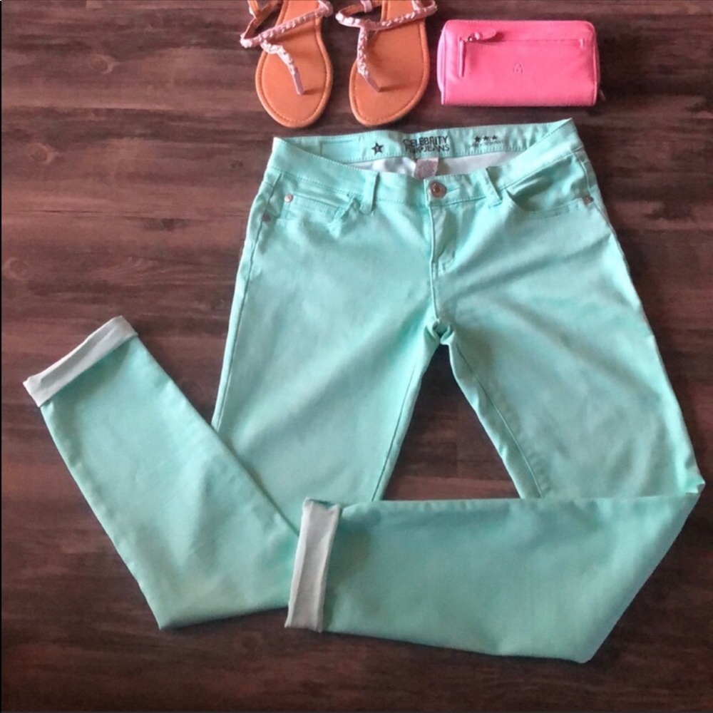 Celebrity Pink Colored Jeans size 7